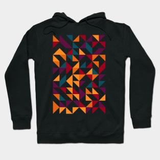 Creative Geometric Colourful Triangle Pattern #41 Hoodie